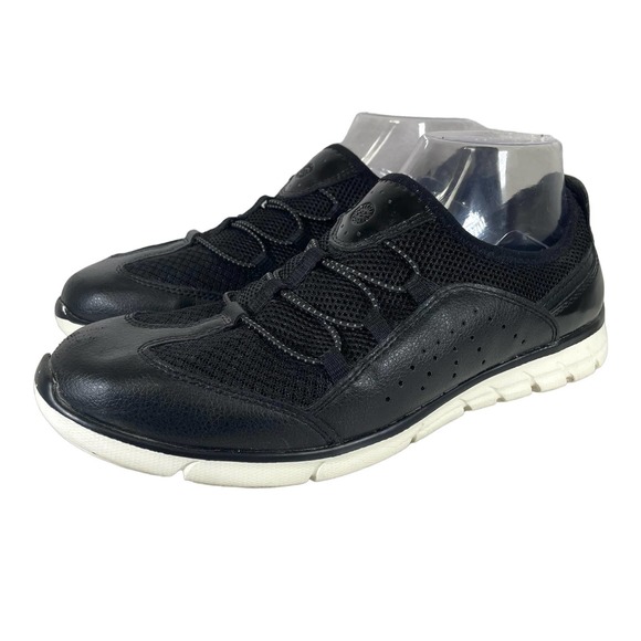 Earth Spirit Shoes - Earth Spirit, Black Slip On Leather Athletic Foxi Shoe, US Women's 10